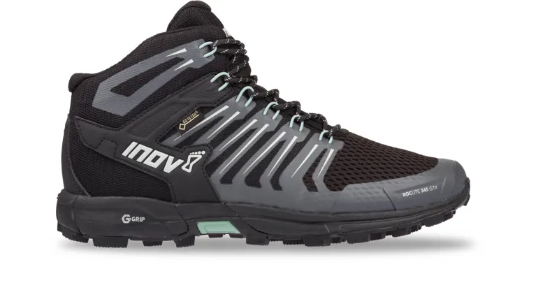 Inov8 Roclite G 345 GTX Womens Fast Hike Boot in Black/Green