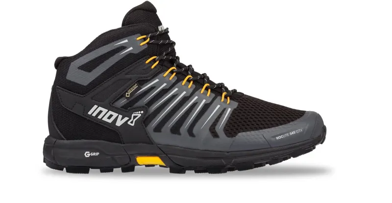 Inov8 Roclite G345 GTX Mens Fast Hike Boot in Black/Yellow