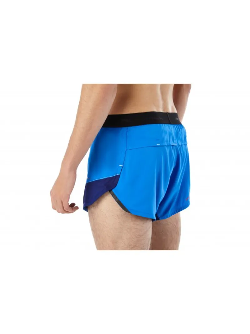 Ronhill Stride Revive Mens Racer Short in Electric Blue/Mid Blue-4