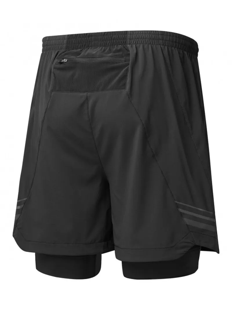 Ronhill Stride Twin 5 Mens Running Short in Black-1