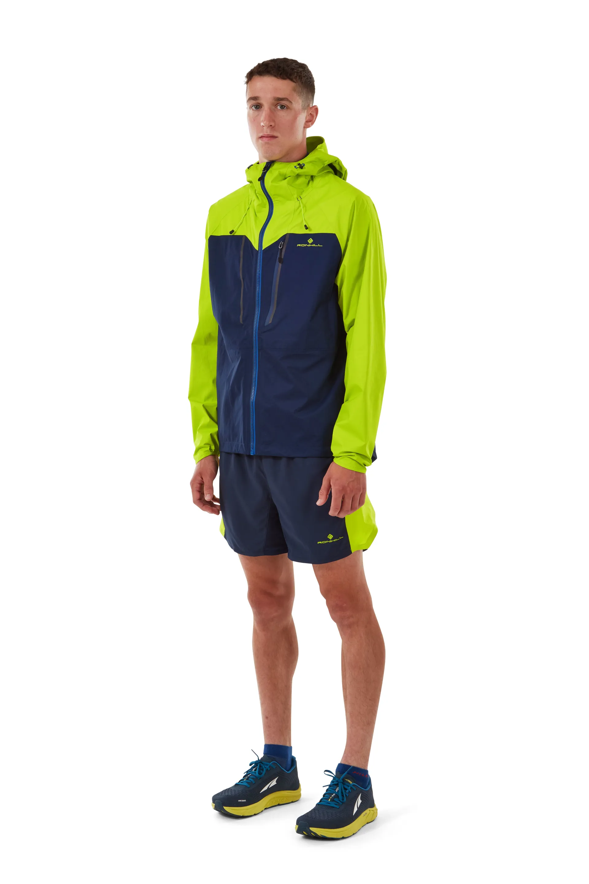 Ronhill Tech Fortify Jacket Mens Waterproof Running Deep Navy Cit