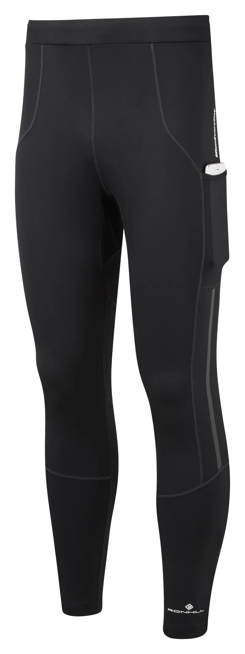 Ronhill Men's Tech Revive Stretch Tight in All Black