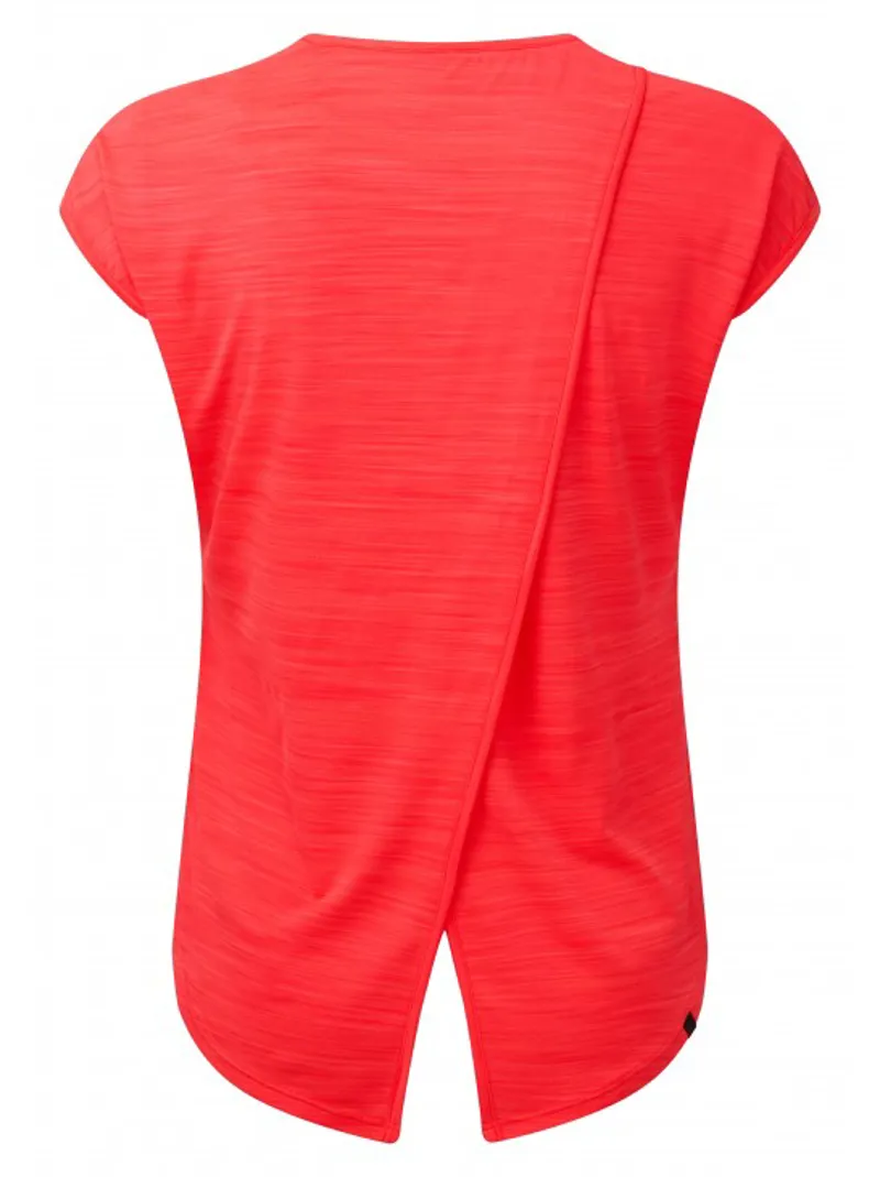 Ronhill Womens Infinity Air-Dry S/S Tee in Hot Pink Marl-1