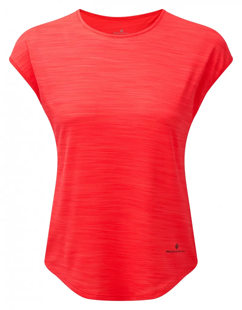 Ronhill Womens Infinity Air-Dry S/S Tee in Hot Pink Marl