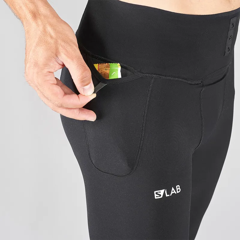 Salomon Mens S/LAB NSO Mid Tight in Black-4