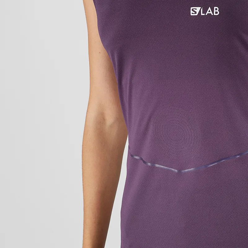 Salomon Womens S/Lab NSO Tee Maverick/Black-3