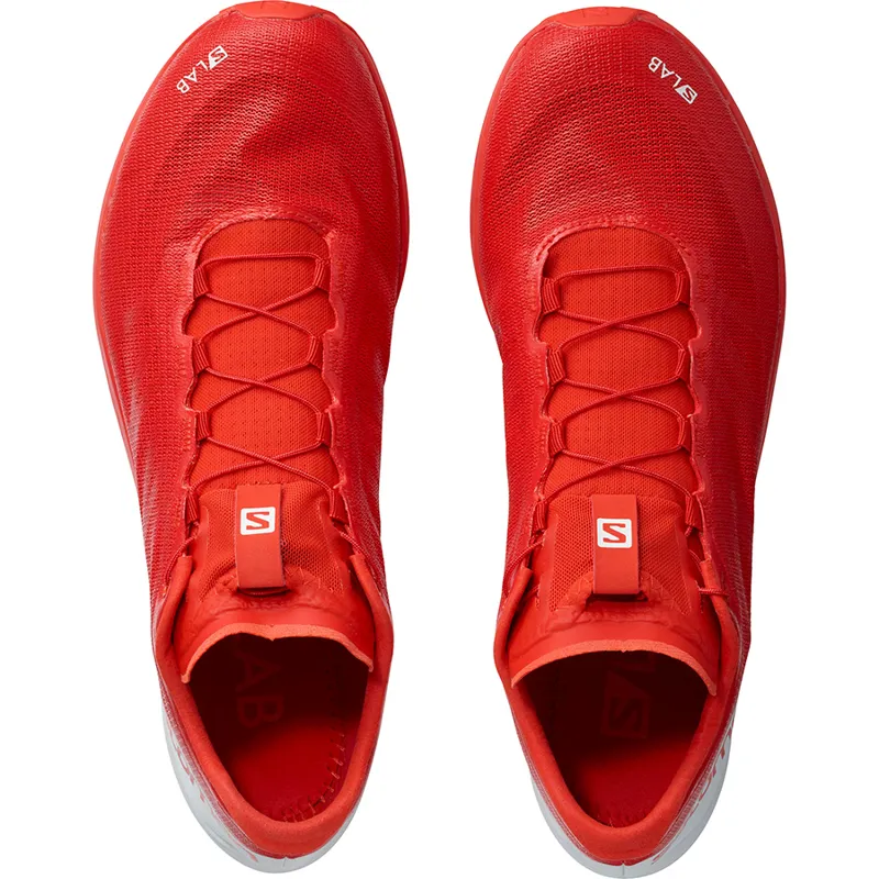 Salomon S/LAB Sense 7 Unisex Trail Running Shoe in Red/White-2