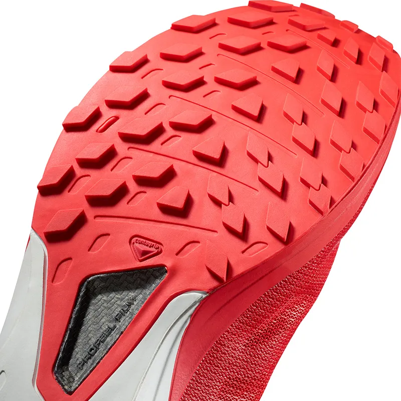 Salomon S/LAB Sense 7 Unisex Trail Running Shoe in Red/White-4