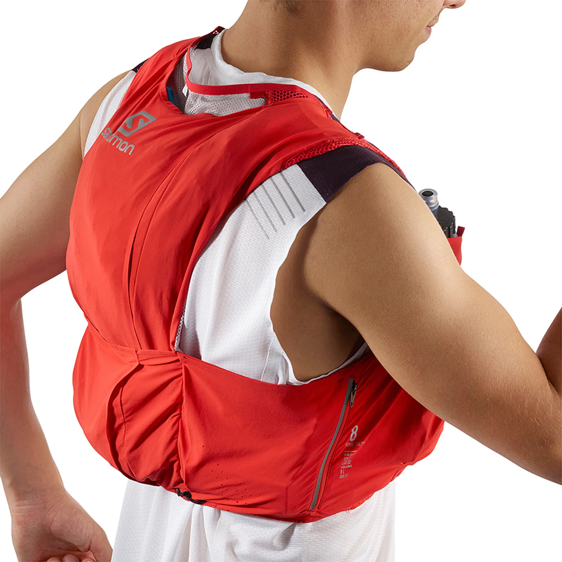 Salomon S/LAB Sense Ultra 8 Set Unisex race Vest Racing Red