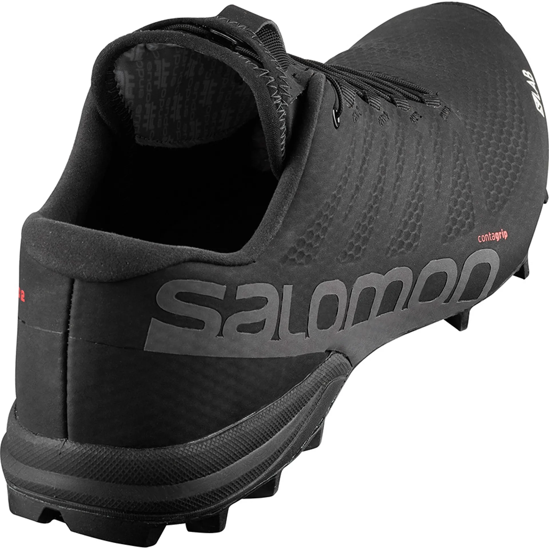 Salomon S/LAB Speed Unisex Fell Running Shoe in Black/Red/White