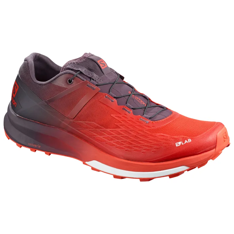 Salomon S/LAB Ultra 2 Unisex Trail Running Shoe in Red/Maveric