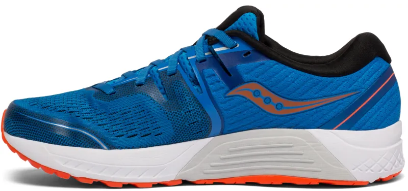 Saucony Guide ISO 2 Mens Road Running Shoe in Blue/Orange-1