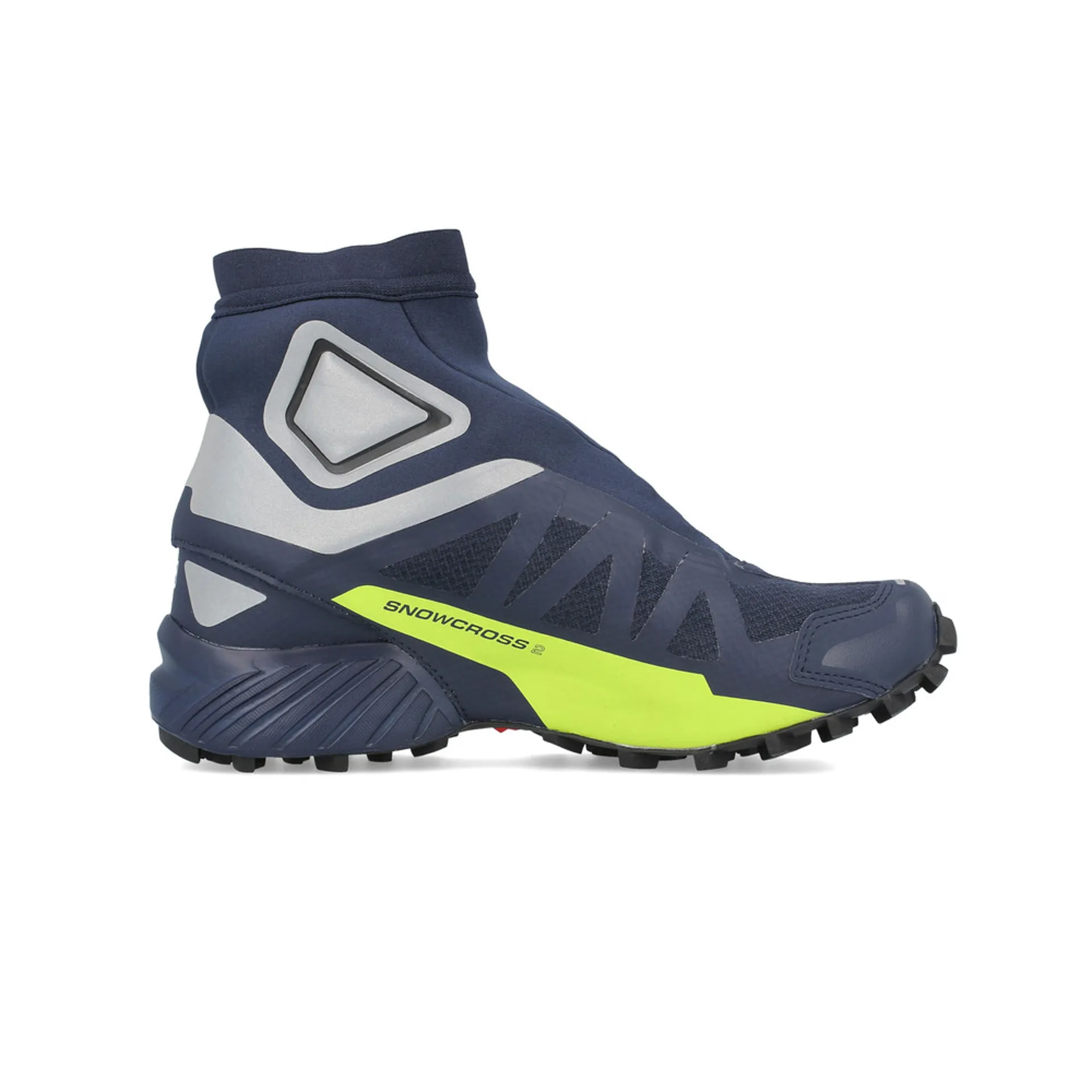 Salomon Snowcross CSWP Unisex Trail Running Shoe in Navy/Silver