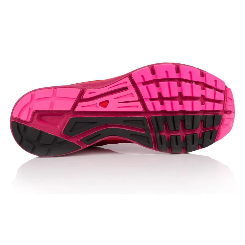 Salomon Sonic RA Womens Road Running Shoe in Pink-1