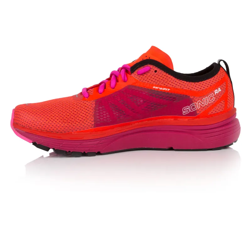 Salomon Sonic RA Womens Road Running Shoe in Pink-2