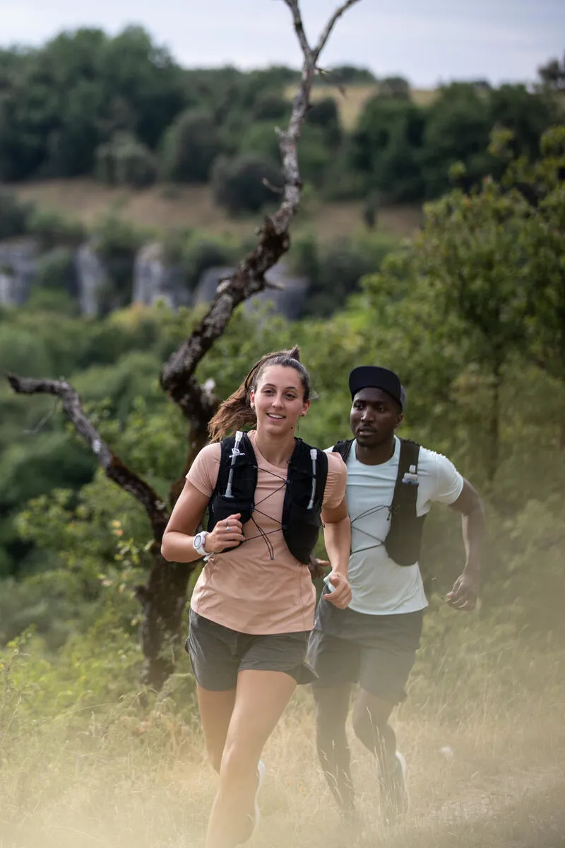 Salomon Active Skin 4 Set Unisex Running Pack in Ebony/Black-3