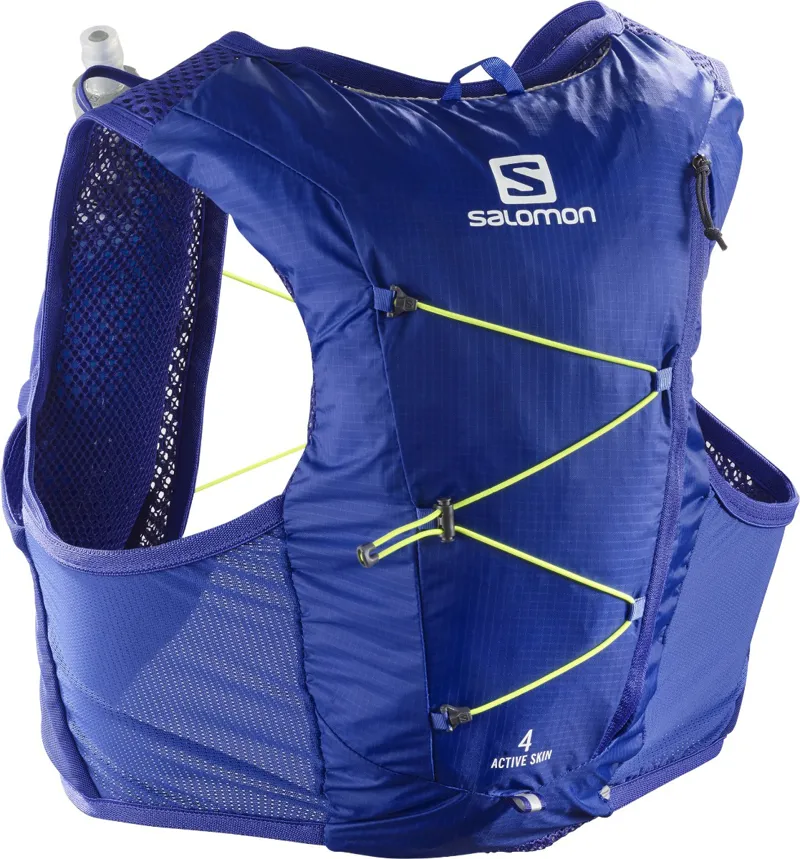 Salomon Active Skin 4 Set Running Pack Clematis Blue/SafetyYellow