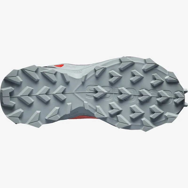 Salomon Alphacross Blast CSWP Junior Running Shoe in BurntCoral/Ebony/Quar-1