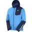 Salomon Bonatti Pro Men's Waterproof Running Jacket in Hawaiian/Night Sky