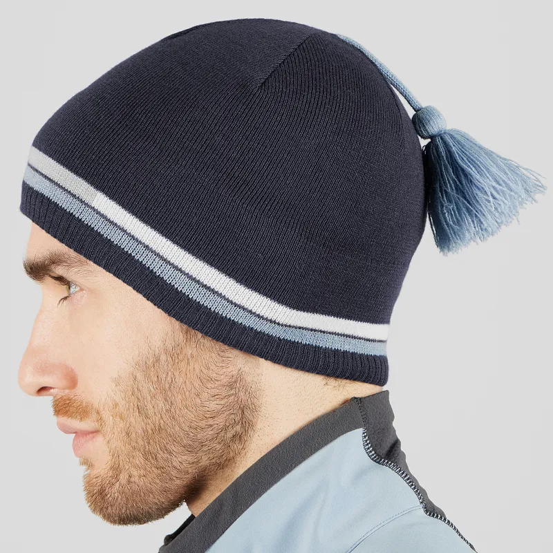 Salomon Escape Beanie in Ebony/Ashley Blue-1