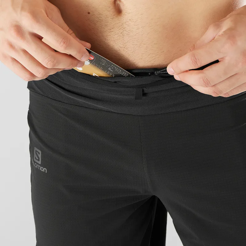 Salomon Mens Exo Motion Twinskin Short in Black-6