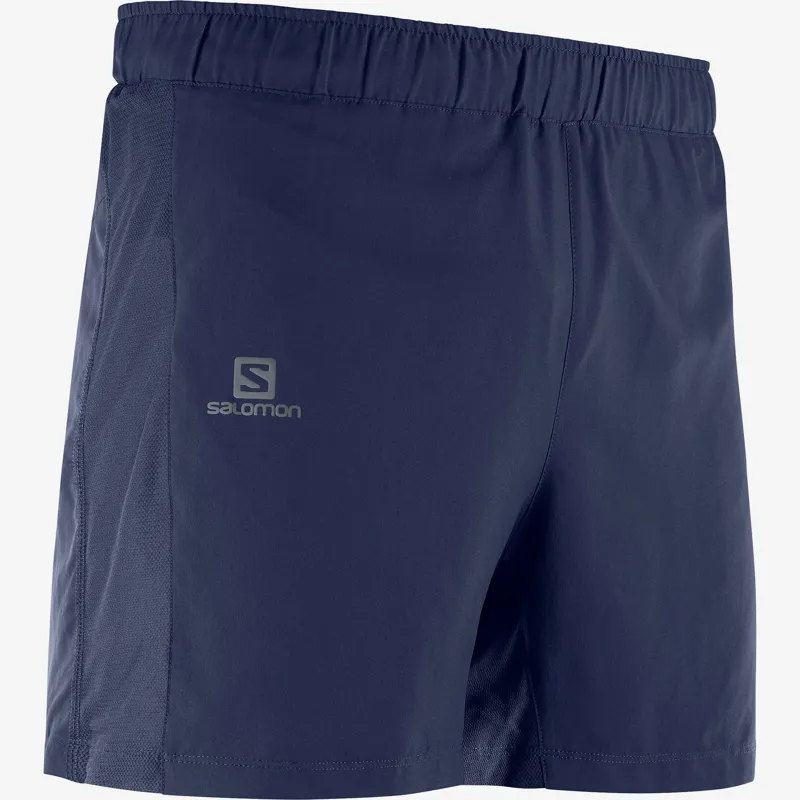 Salomon Agile 5-inch Mens Running Short in Night Sky-4