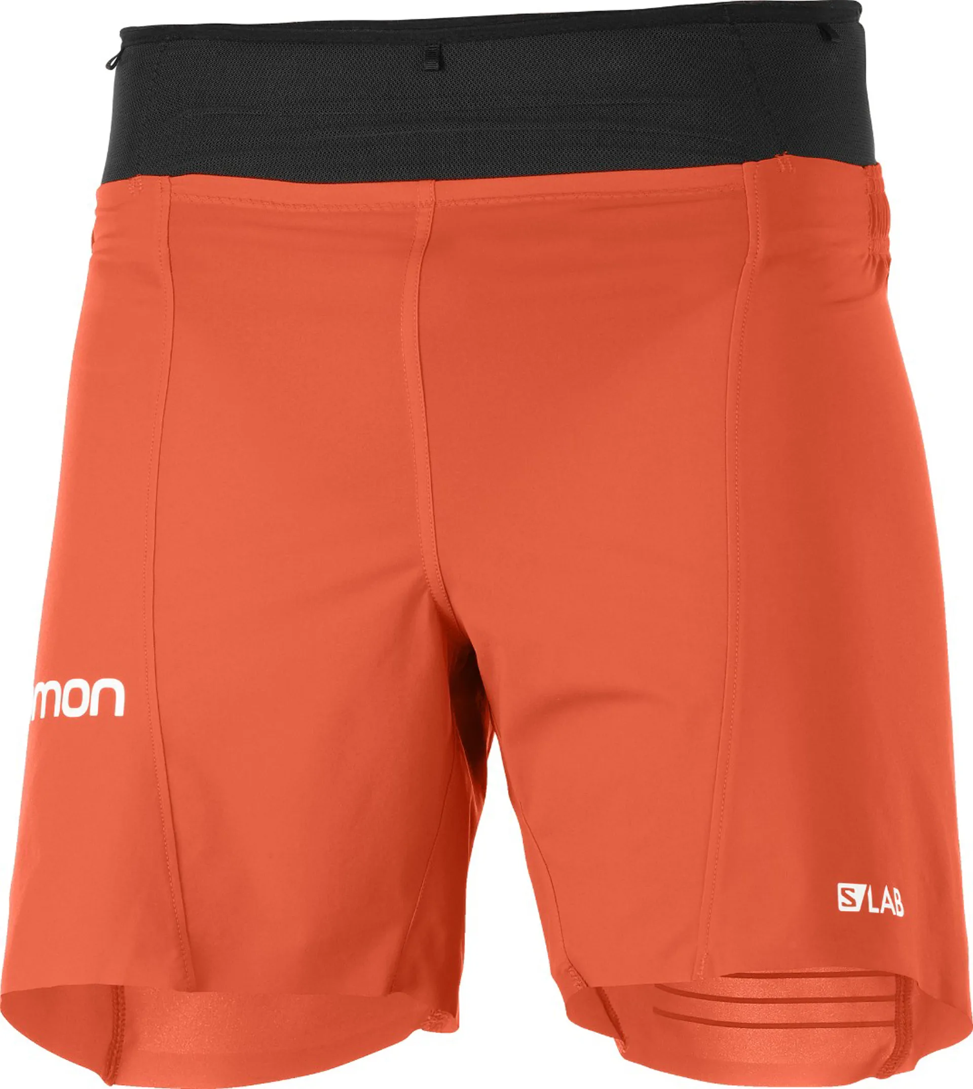 【保存版】 Salomon Mens Red/Black Racing Short Running 6 Sense S/LAB ショート、ハーフ
