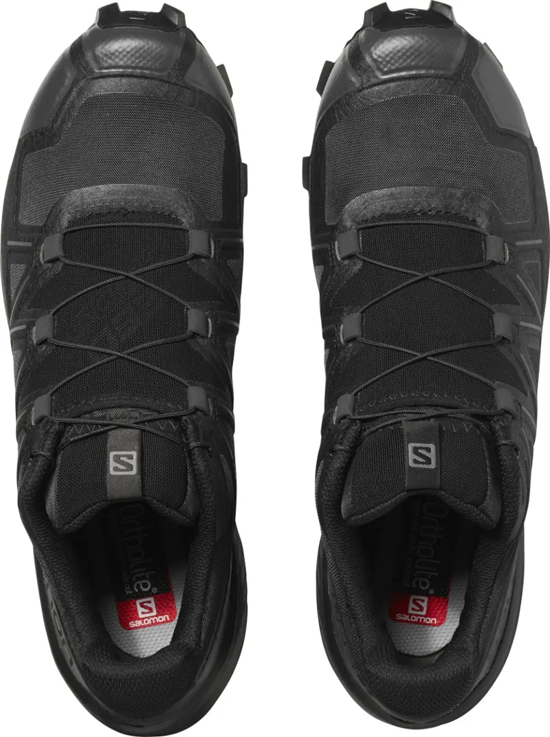 Salomon Speedcross 5 WIDE Mens Trail Running Shoe in Black/Blk/Phantom-2