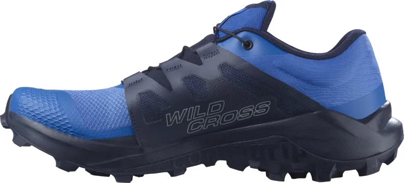Salomon Wildcross Mens Trail/Fell Running Shoe in Palace Blue/NightSky-2