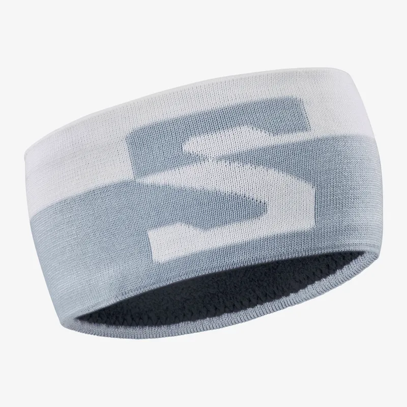 Salomon Unisex Original Headband in White/Kentucky Blue/Ebony