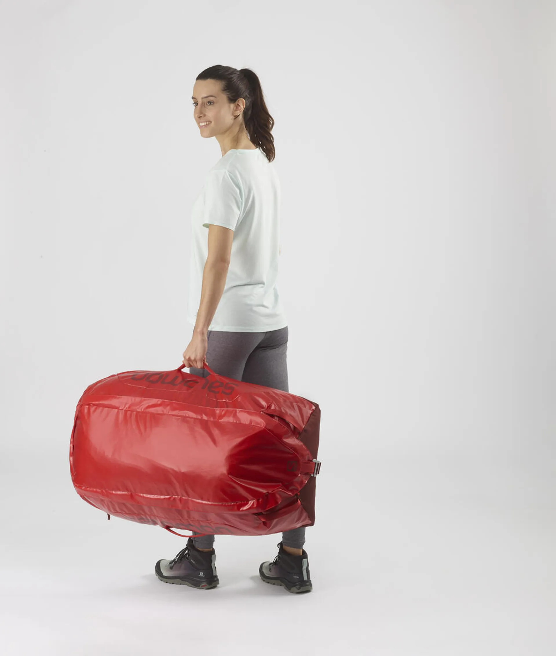 Salomon Outlife Duffel 100 Bag Goji Berry/Madder Brown