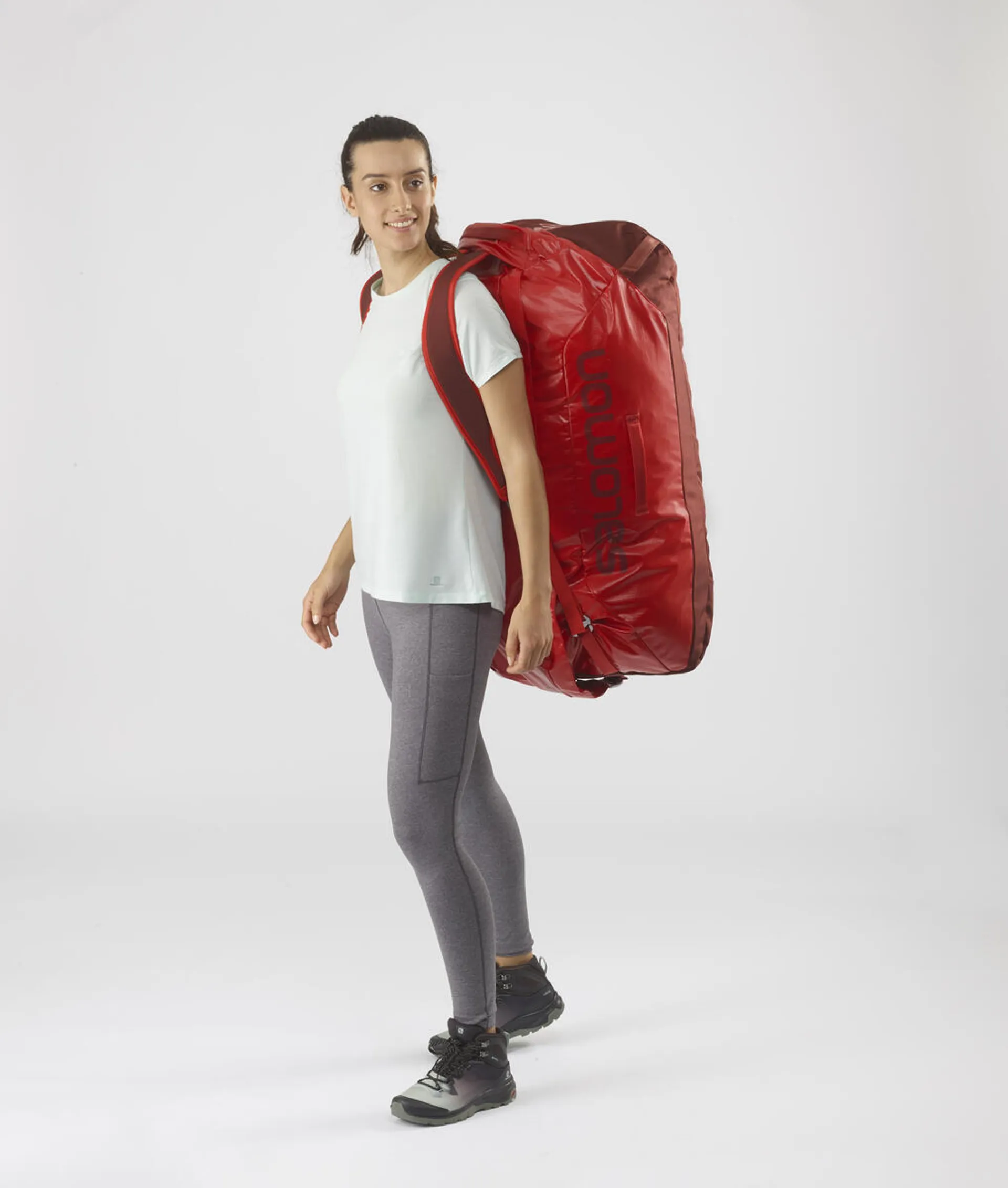 Salomon Outlife Duffel 100 Bag Goji Berry/Madder Brown