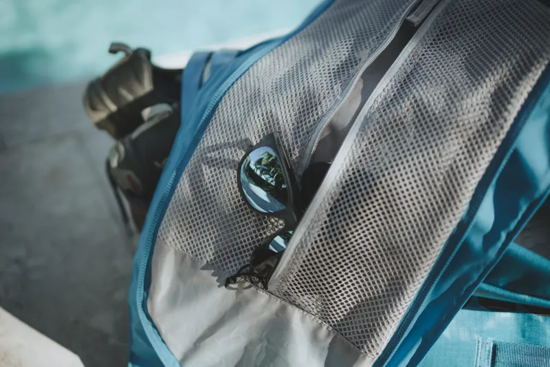 Salomon Outlife Duffel 70 Bag in Hawaiian Ocean/Night Sky-4