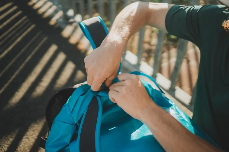 Salomon Outlife Duffel 70 Bag in Hawaiian Ocean/Night Sky-13