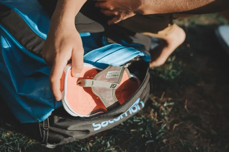 Salomon Outlife Duffel 70 Bag in Hawaiian Ocean/Night Sky-6