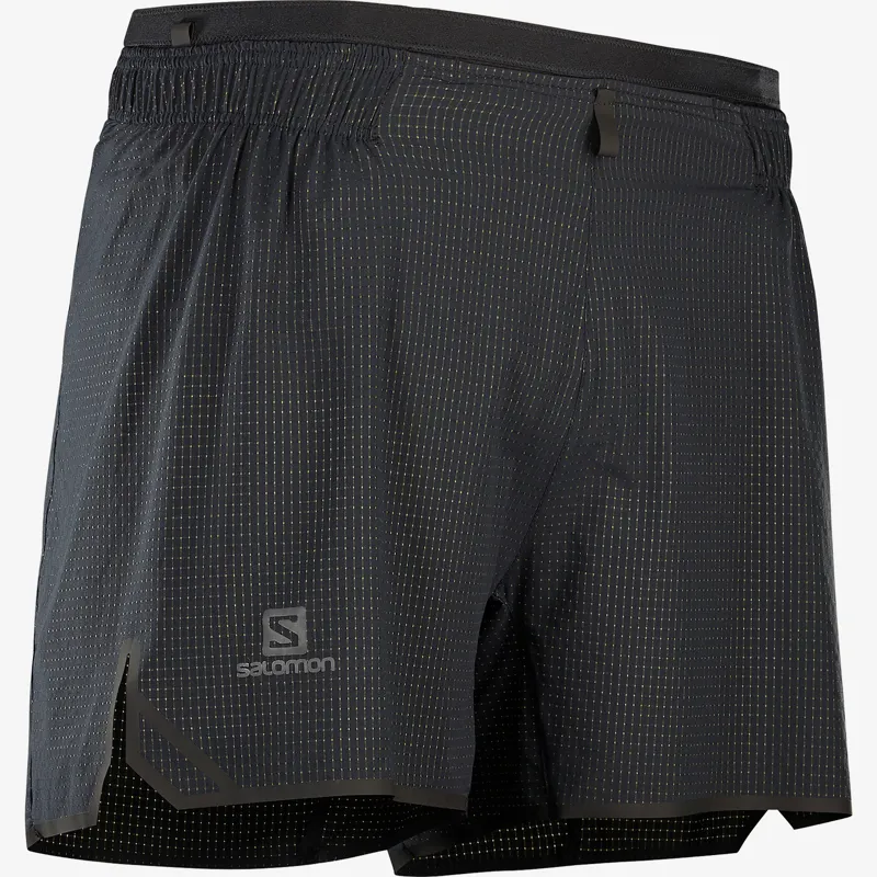 Salomon Mens Sense Aero 4 Short in Black-1