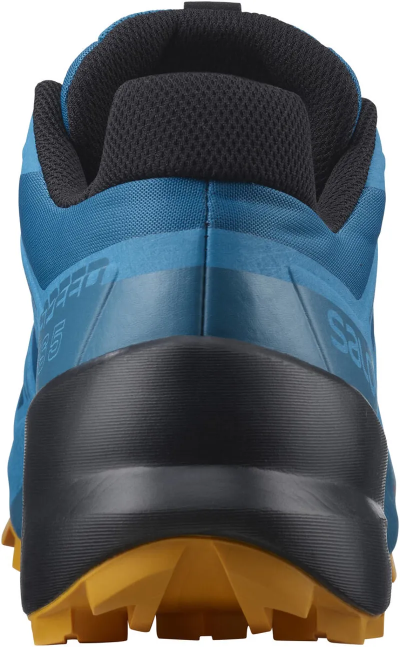 Salomon Speedcross 5 Mens Trail Running Shoe in CrystalTeal/BarRf/Gold-6