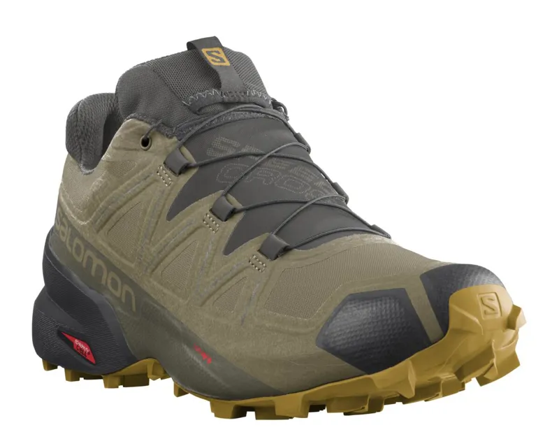 Salomon Speedcross 5 GTX Mens Trail Running Shoe in Martini Olive/Peat-7