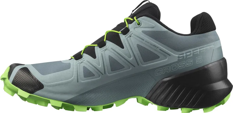 Salomon Speedcross 5 Mens Trail Running Shoe in Trooper/Slate/GreenGec-2