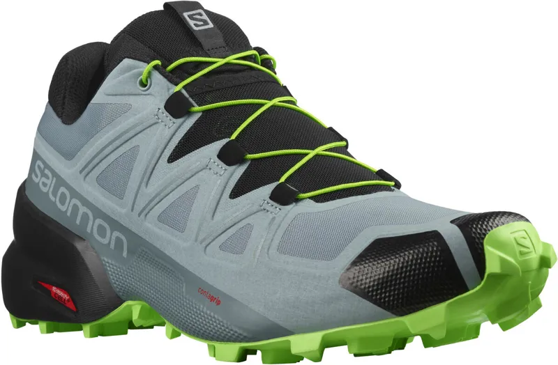 Salomon Speedcross 5 Mens Trail Running Shoe in Trooper/Slate/GreenGec-5