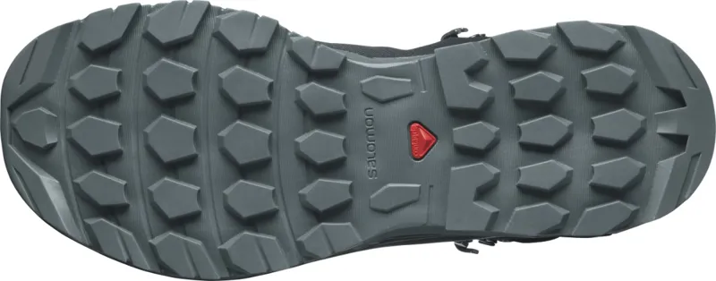 Salomon Vaya Mid GTX Womens Fast Hike Boot in Stormy Weather/Black/Trooper-1