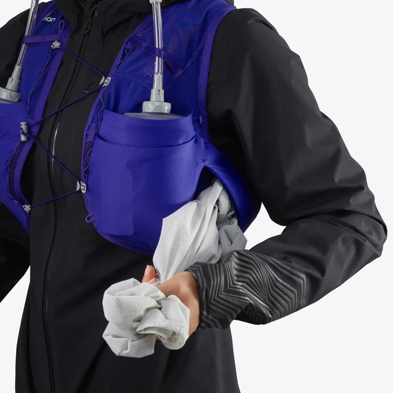 Salomon ADV Skin 8 Set Womens Running Vest in Clematis Blue/Alloy-5