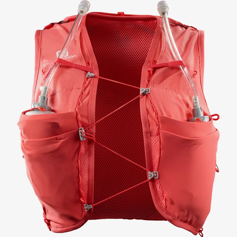 Salomon ADV Skin 8 Set Womens Running Vest in Cayenne/Porcelain Rose-1