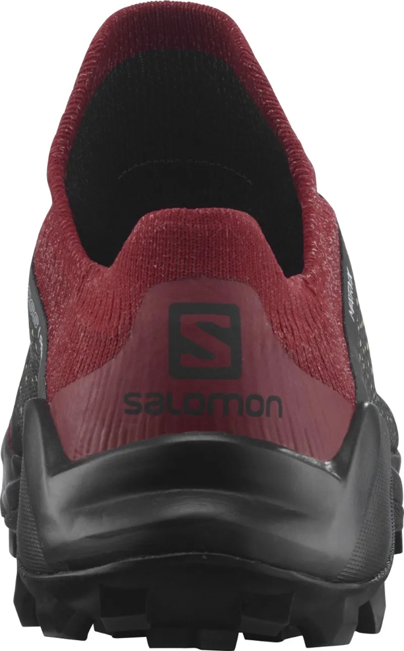 Salomon Cross /Pro Womens Fell/Trail Running Shoe in Corrida/RedDa/Blk-6