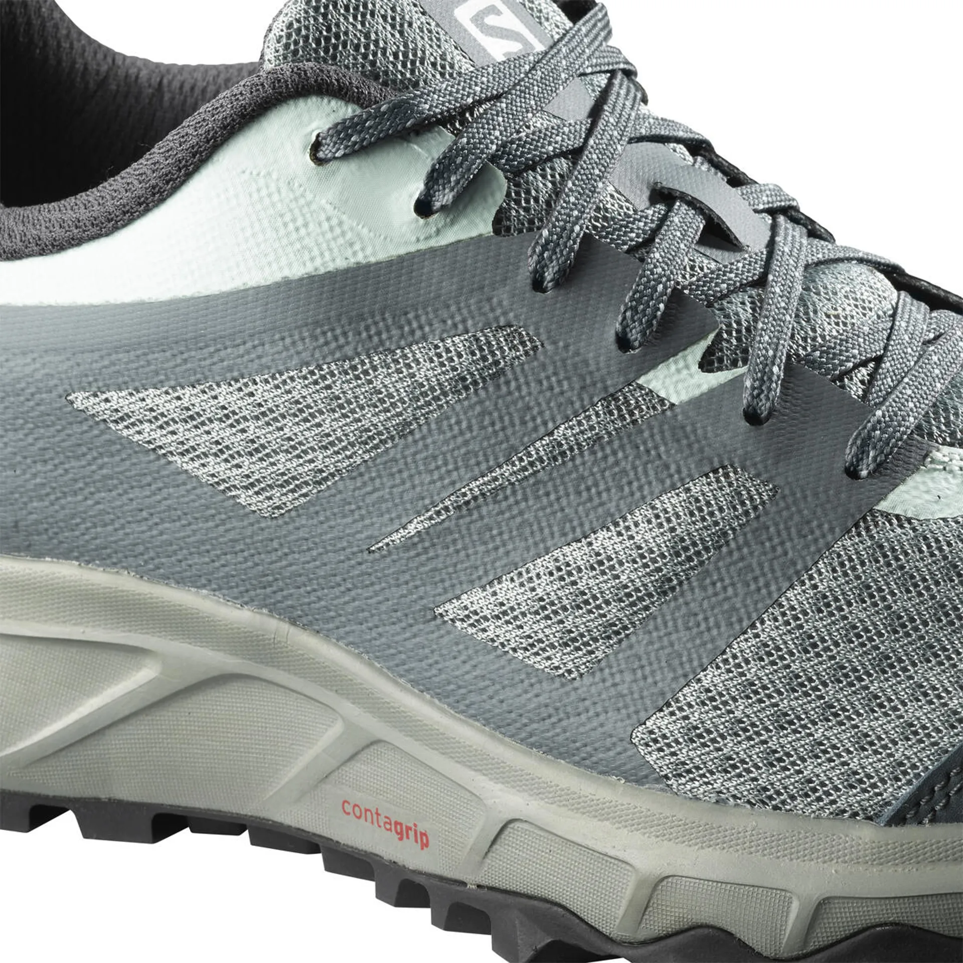 Salomon Trailster 2 Womens Trail Running Shoe Lead Stormy Weather