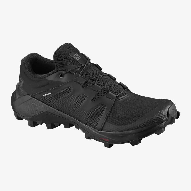 Salomon Wildcross Womens Fell/Trail Running Shoe in Black/Black