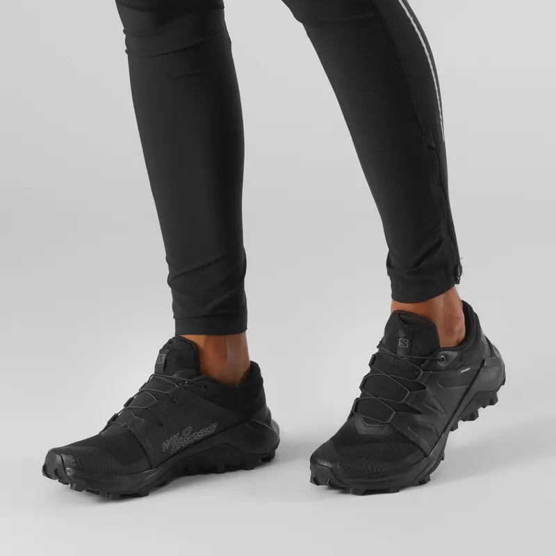 Salomon Wildcross Womens Fell/Trail Running Shoe in Black/Black-4