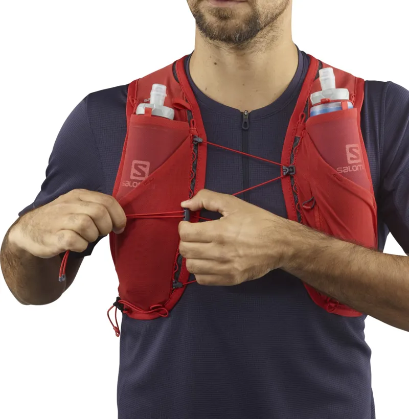 Salomon XA 15 Unisex Hiking/Outdoor Rucksack in Goji Berry/Ebony-4