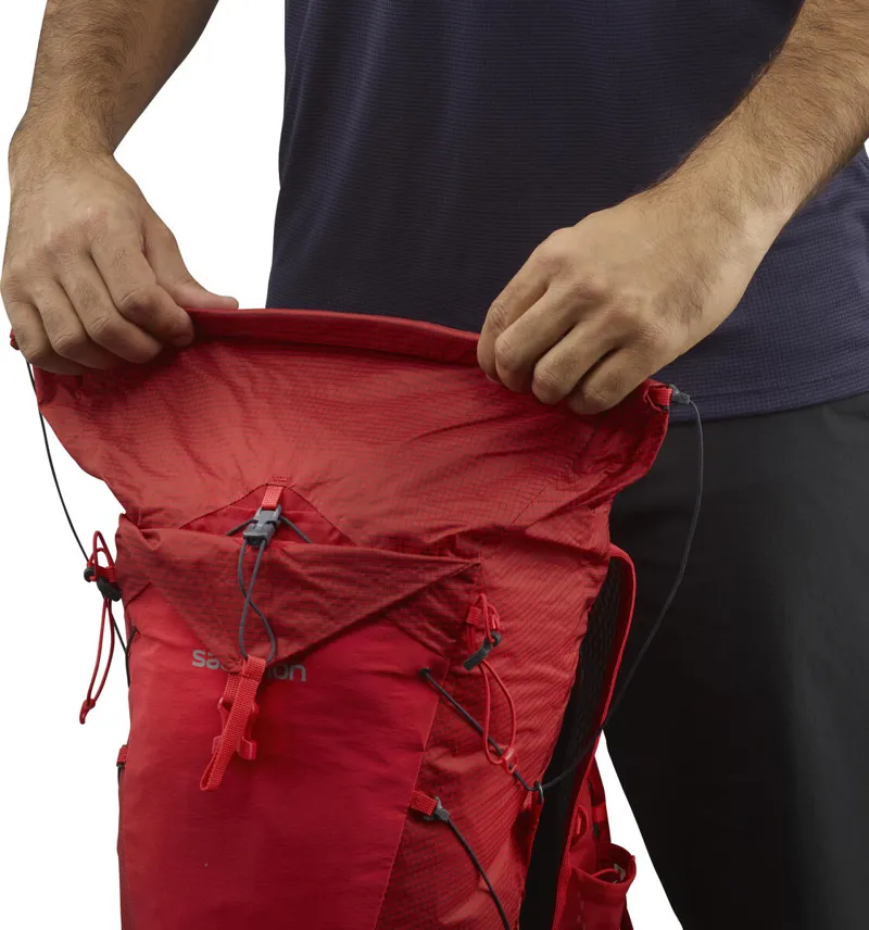 Salomon XA 15 Unisex Hiking/Outdoor Rucksack in Goji Berry/Ebony-6