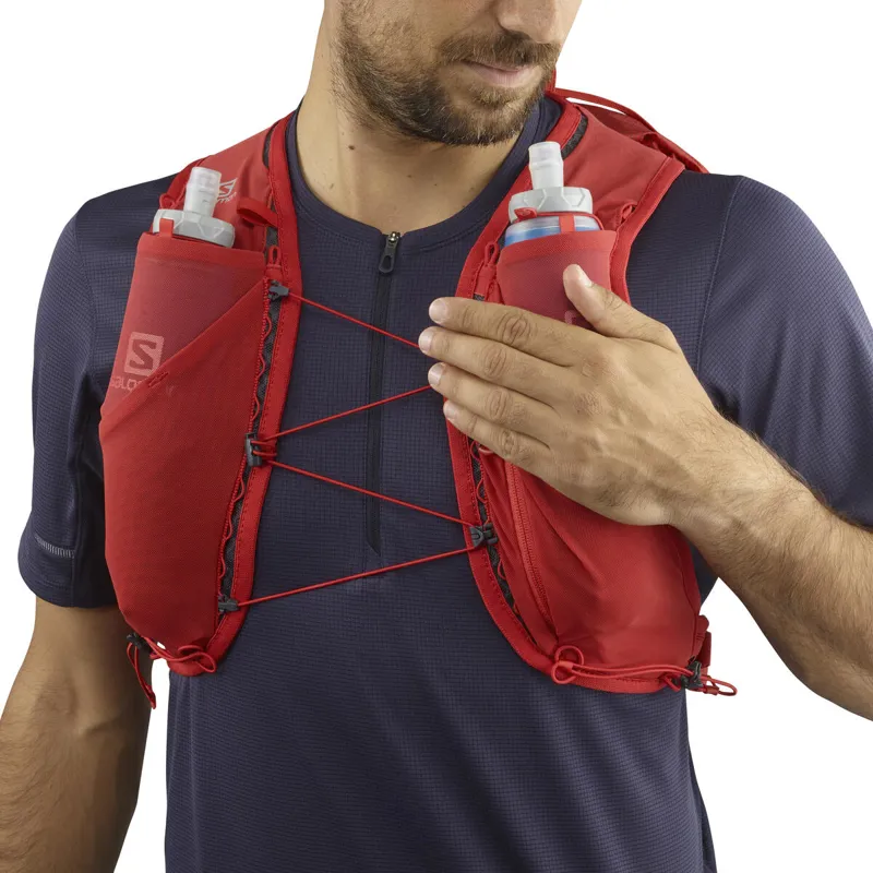 Salomon XA 15 Unisex Hiking/Outdoor Rucksack in Goji Berry/Ebony-5